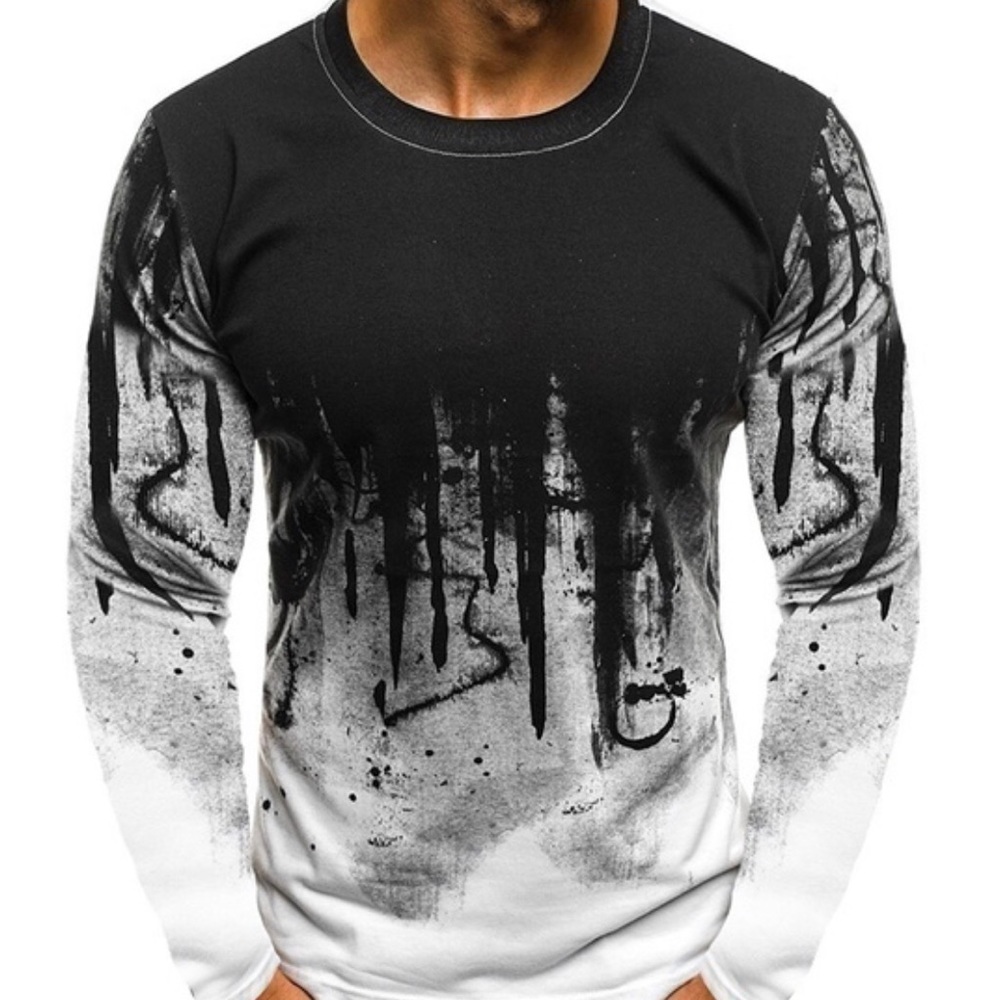(2) Long sleeve graphic tees